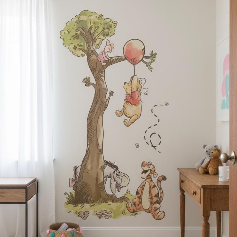 Decal Pooh Bear Wall Art Etsy UK — free download
