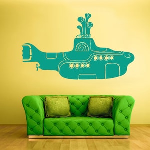 Yellow Submarine Wall Decal Sticker z862