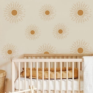 Starburst Boho Wall Decal Decor z3339