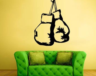 Boxing gloves Wall Decal Sport Sticker z790