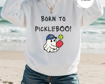 Pickleball Ghost Halloween T-Shirt: Spooky Sport Tee