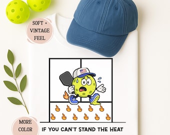 Funny Pickleball T-Shirt: Kitchen Heat Player Tee