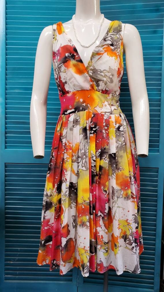 Gorgeous Tye Dye Sleeveless Swing Dress tie dye Ro