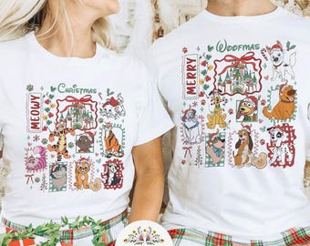 Coquette Bow Disney Cat Dog Christmas Shirt, The Aristocats Duchess Marie Cat Disney Christmas Shirt, Dog Cat Lovers, Cat Mom Dad Holiday