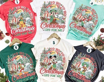 Mickey & Friends Pirates Disney Christmas Shirt, All Characters Very Merrytime Cruises Disney Pirates Shirt, Pirates Family Christmas Cruise