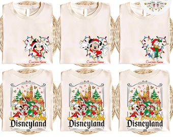Two-sided Mickey and Friends Disney Christmas Shirt, Mickey's Very Merry Christmas Party, Walt Disney World Disneyland Holiday Family Xmas