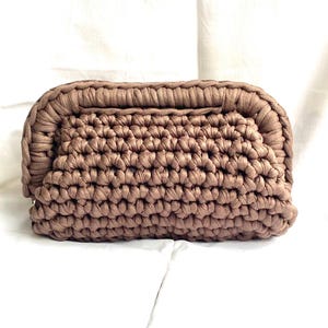ポシェット uncinetto fatta a mano – Borsa piccola con manico – 100% cotone – Idea regaloエレガントe unica