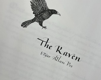 Hand-lettered Manuscript of Edgar Allan Poe's "The Raven"