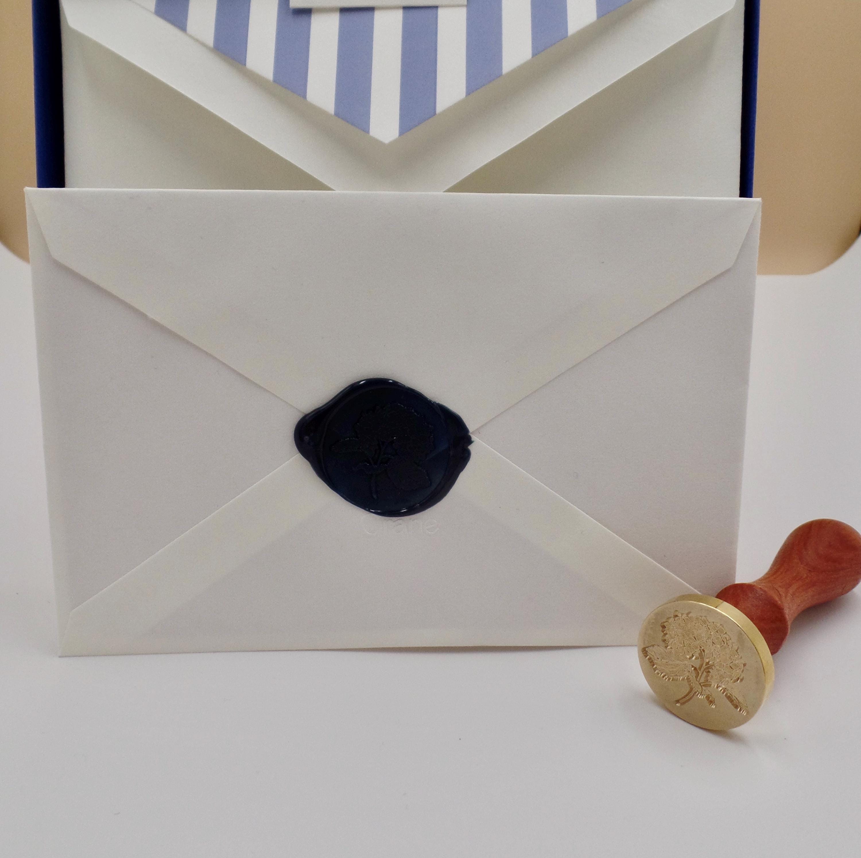 Stationery - Crane & Co. Engraved Blue Hydrangea Correspondence Cards ...