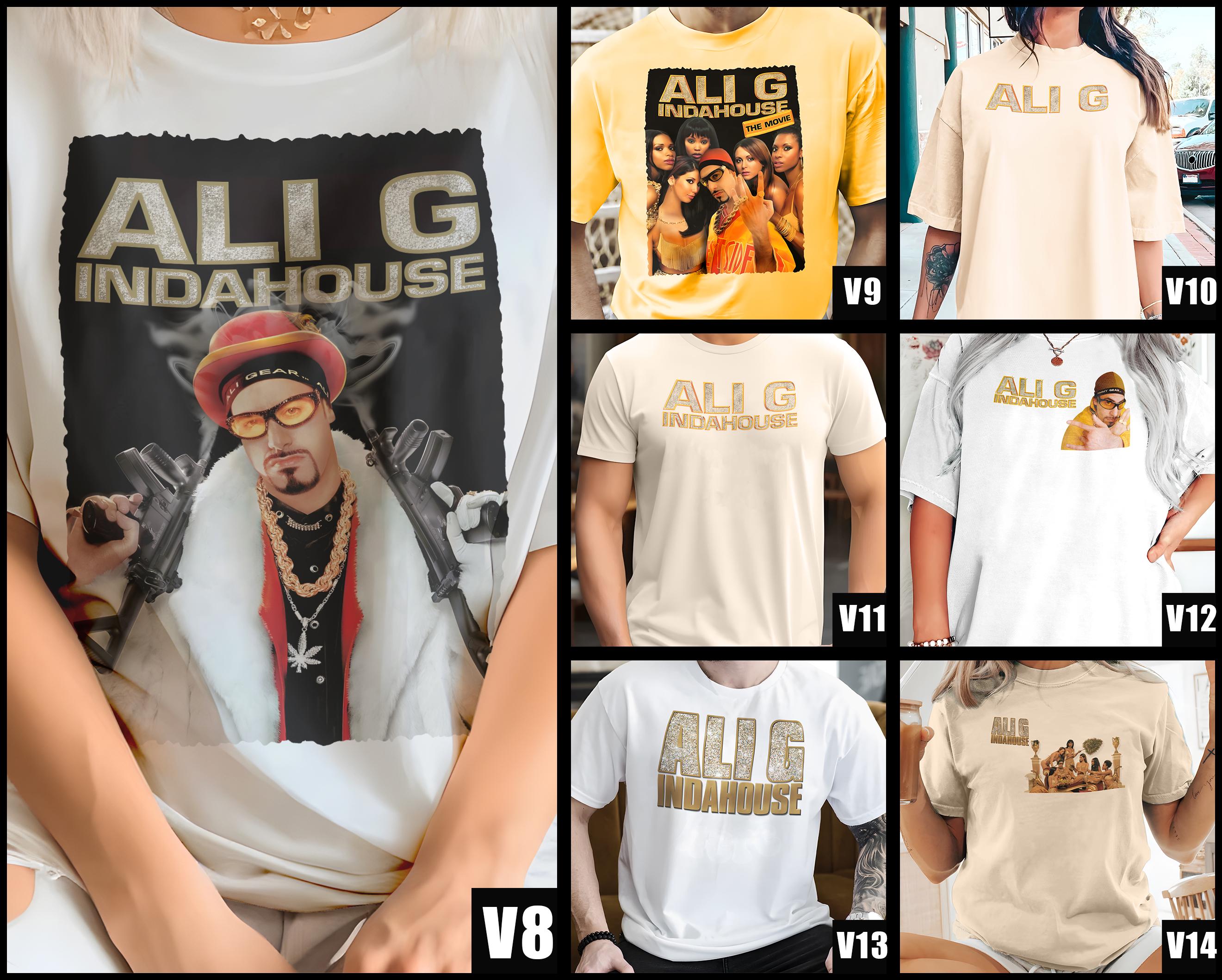 Ali G Indahouse V8-14 Vintage Movie Poster Tshirt Colors Unisex
