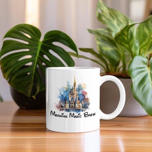 Coffee mug || Disney Castle - Magic Morning Brew || Ceramic Mug (11 oz)