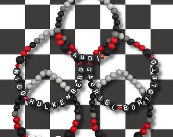 Audi Formula 1 Friendship Bracelets | Nico Hulkenberg, Gabriel Bortoleto, NH27, GB5