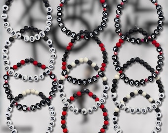 My Chemical Romance Friendship Bracelets | MCRmy, Black Parade, Helena, Teenagers, The Ghost of You, Disenchanted and more!