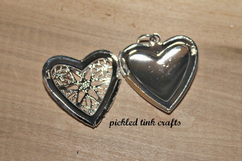 1 inch Heart Shape Aromatherapy Diffuser Locket Stainless Steel