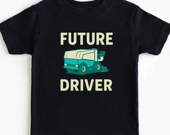 Ice Resurfacer Shirt Kids, Hockey Ice Machine Tshirt, Funny Hockey Shirt, Hockey Player Gift, Ice Rink Shirt Kids Toddler Baby, Hockey Gift