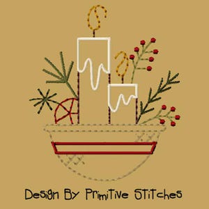 MACHINE EMBROIDERY-The Christmas Bowl-4X4-CW