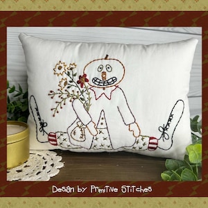 Jack-Primitive Stitchery E-Pattern by Primitive Stitches-Instant Download