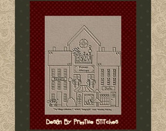 The Village Collection-E-PATTERN-Primitive Stitchery-Instant Download-by Primitive Stitches
