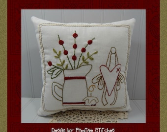 Farmhouse Gatherings 1-Primitive Stickerei E-PATTERN-Sofortdownload