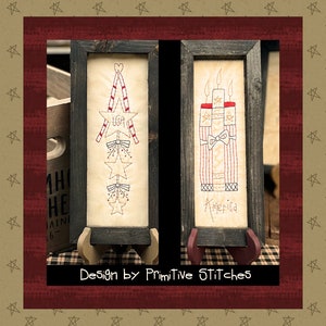 Americana Firecrackers-Swag-Primitive Stitchery  E-PATTERN by Primitive Stitches-Instant Download