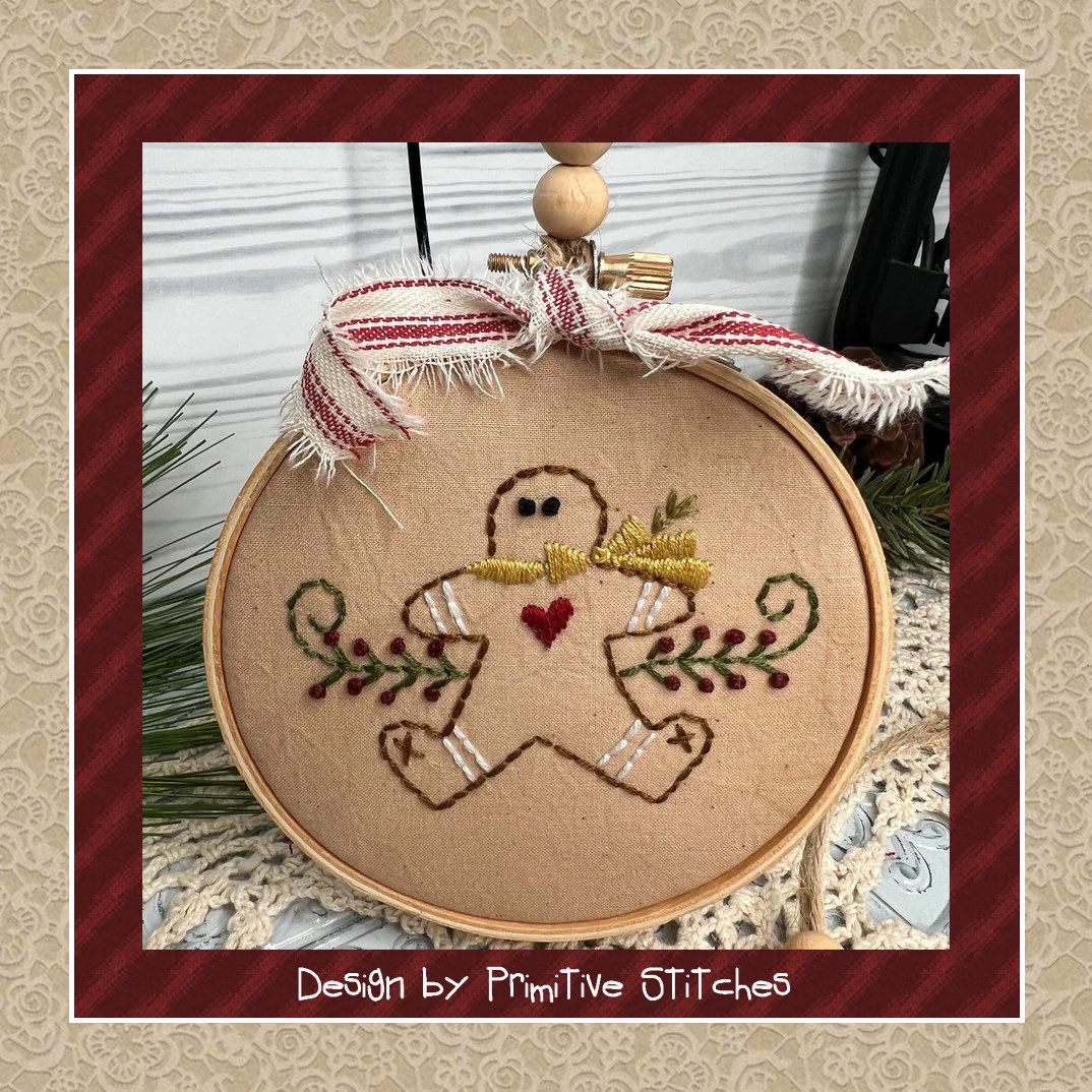 Gingerbread Mini Collection 1-primitive Stitchery E-PATTERN by ...