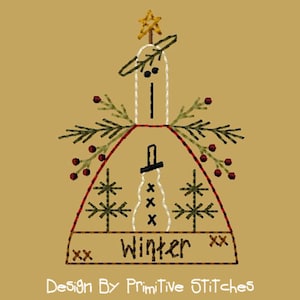 MACHINE EMBROIDERY-Winter Mini Angel-4x4-CW-Instant Download
