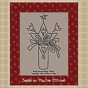 Paasmand: primitief stiksel E-PATROON: INSTANT DOWNLOAD