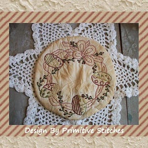 Eggtime Candle Stick-Primitive Stickmuster E-PATTERN-Instant Download