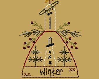 MACHINE EMBROIDERY-Winter Mini Angel-4x4-CW-Instant Download