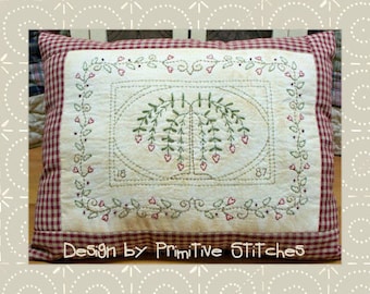 Willow Love - Patrón electrónico de Primitive Stitchery - Descarga instantánea