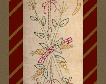 Harvest Moon-Primitive Stitchery  E-PATTERN by Primitive Stitches-Instant Download