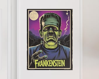 FRANKENSTEIN (1931) Movie Poster Horror - Etsy 日本