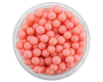 Red Sugar Pearls 8MM edible red sugar pearl sprinkles large red pearl sprinkles 1 Pound