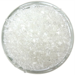 White Chunky Sugar - leuchtend weiße Zuckerkristalle Streusel zum Verzieren von Cupcakes, Kuchen, Cake Pops und Keksen