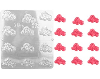 Love Script Chocolate Mold