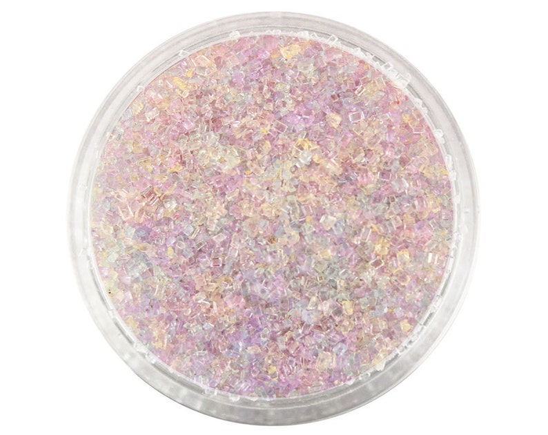 Pastel Rainbow Sanding Sugar  pretty pastel rainbow sprinkles image 1