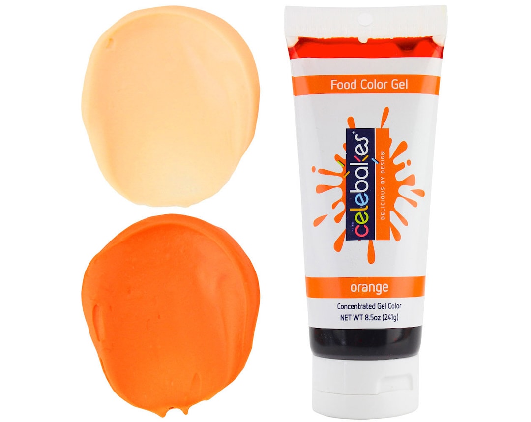 Orange Gel Food Coloring Celebakes 8.5 OZ Orange Concentrated Gel Food