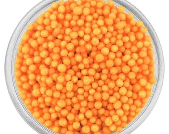 Light Marigold Orange Nonpareils