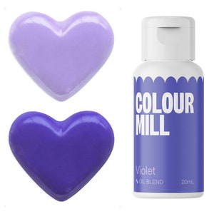 Violette Farbmühle Ölbasierte Lebensmittelfarbe - violette Lebensmittelfarbe mit überlegener Farbstärke, erzielt eine breite Palette von Farben.