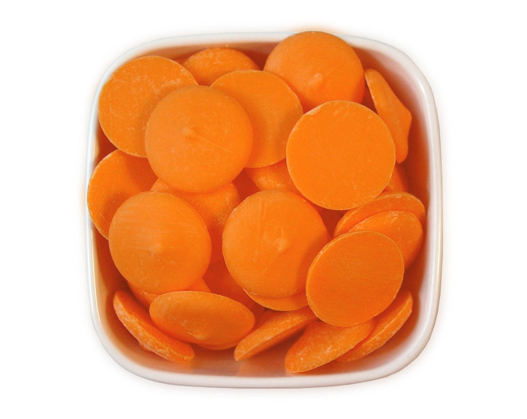 Orange Candy Melts 1 LB Bright Orange Melting Chocolate Wafers for