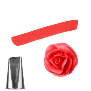 Rose Decorating Tip #103 - A rose #103 decorating tip for piping roses on your cakes, cupcakes and cookies.