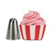 Closed Star Cupcake Decorating Tip #848 - large closed star decorating tip, jumbo closed star cupcake decorating tip 