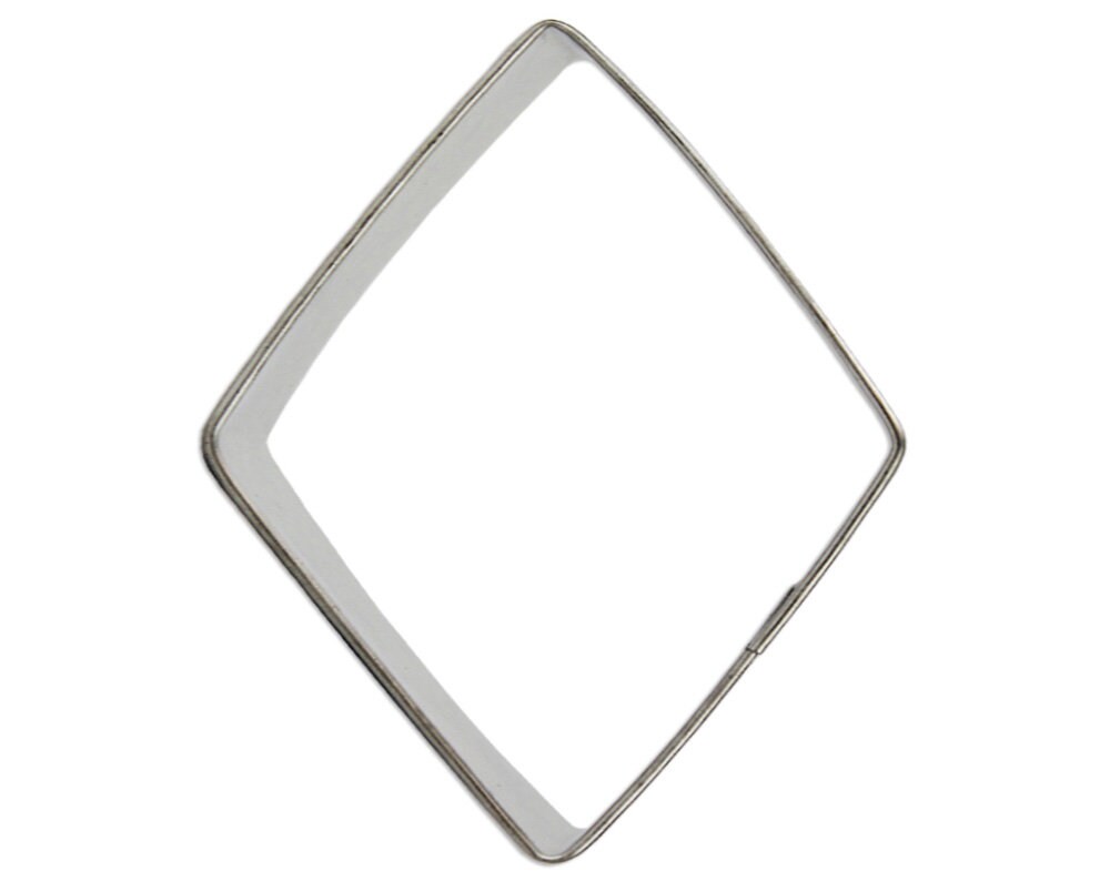 Diamond Cookie Cutter Diamond Cookie Cutter Diamond Shaped Etsy