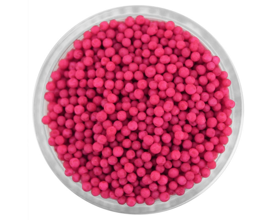 Dry Raspberry Sprinkles Raspberry Nonpareils - Tiny Pretty Raspberry Sprinkles for Decorating ...