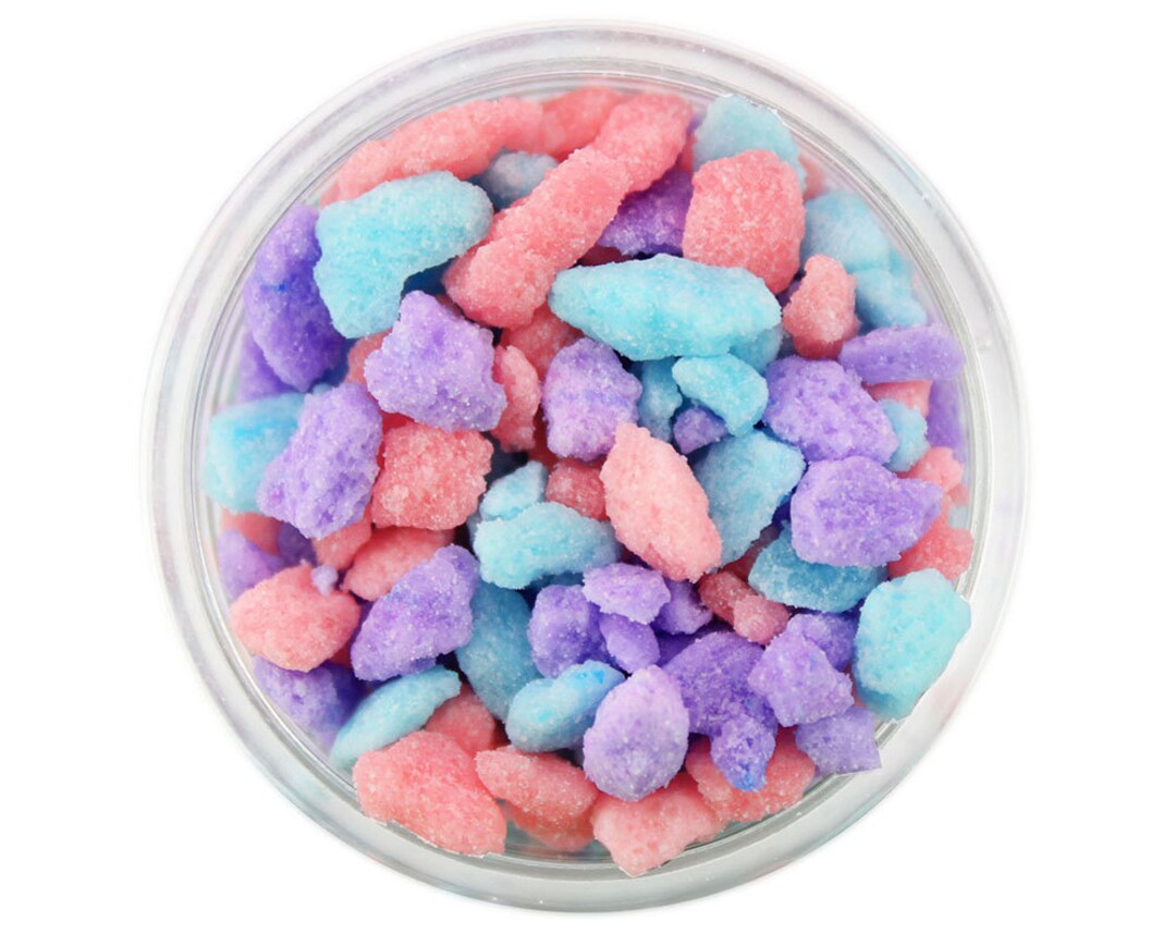 Cotton Candy Crunch Pink Blue and Purple Cotton Candy Etsy