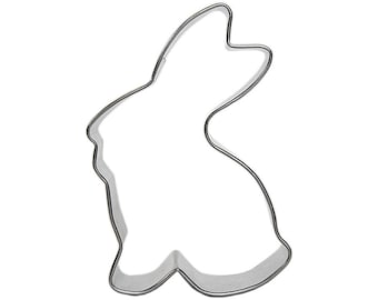 Bunny Rabbit Cookie Cutter - cortador de galletas de conejo, cortador de conejo, para galletas y fondant.