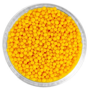 Golden Yellow Nonpareils - Classic tiny golden yellow nonpareils add a touch of cute to all your sweet treats!