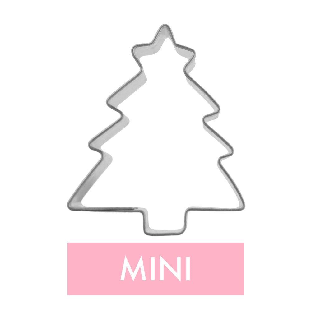 Mini Christmas Tree Cookie Cutter - Small Tree Shaped Stainless Steel Cutter