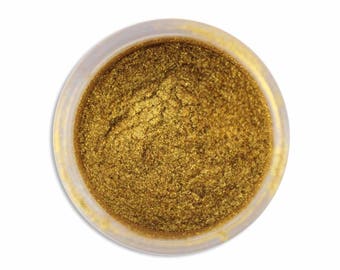 Spanish Gold Luster Dust - metallic gold dust for adding high luster sheen to gum paste, fondant, cakes, cupcakes, cookies, and cakepops
