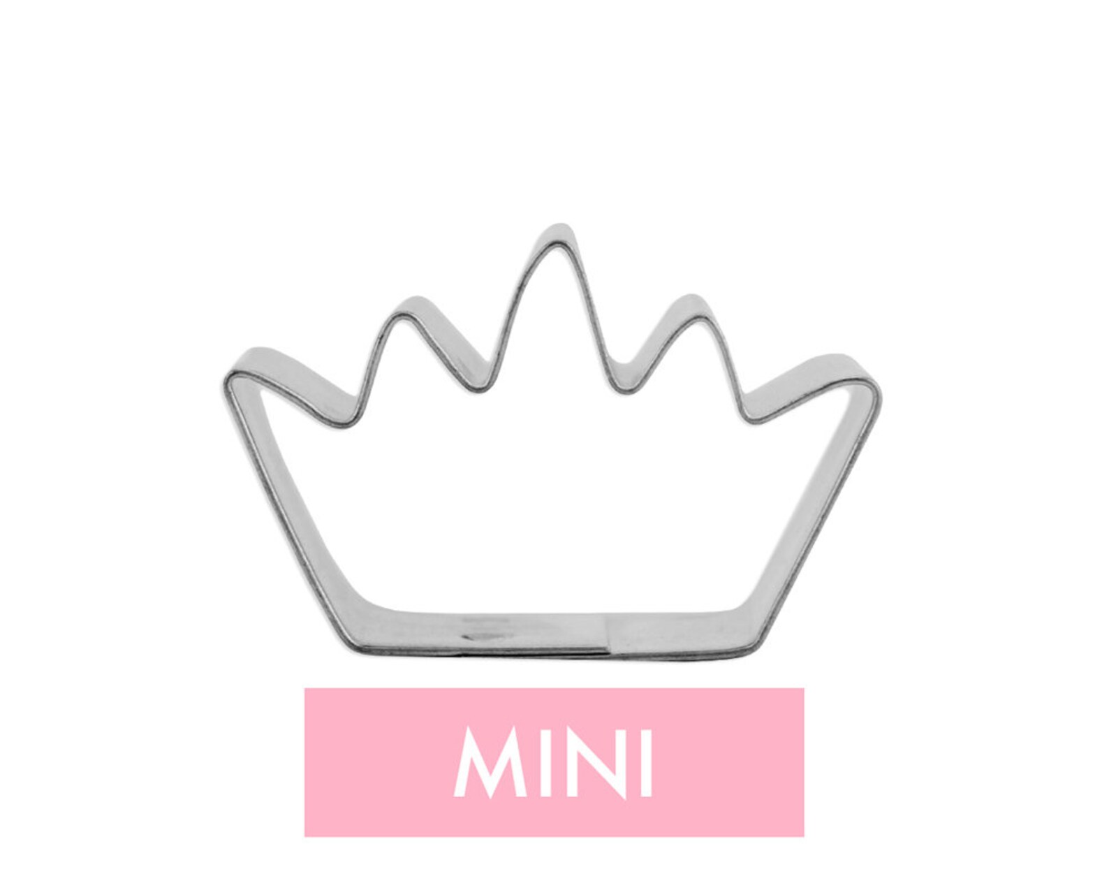 mini crown cookie cutter